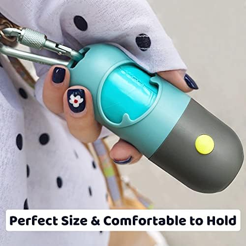 Dog poop bag dispenser perfect size comfortable to hold