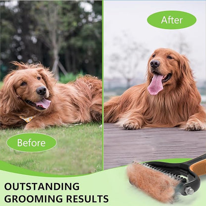 Staltwo comb reduces shedding by 95 percent