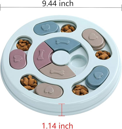Dog puzzle feeder dimensions 9.44 x 1.14 inch