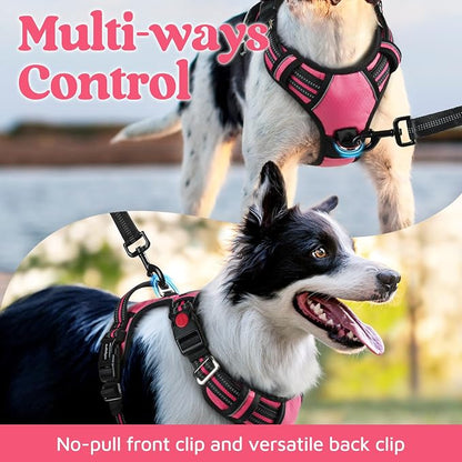 No-Pull Adjustable Dog Harness with Support Handle