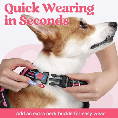 No-Pull Adjustable Dog Harness with Support Handle