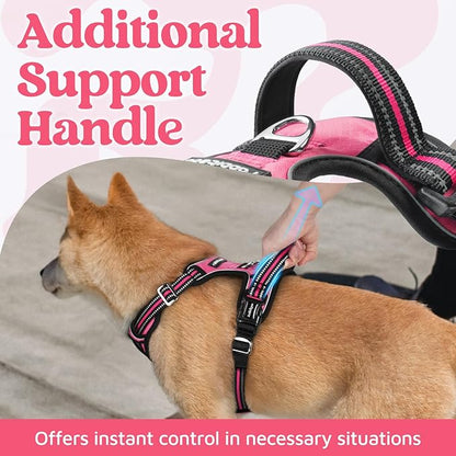 No-Pull Adjustable Dog Harness with Support Handle