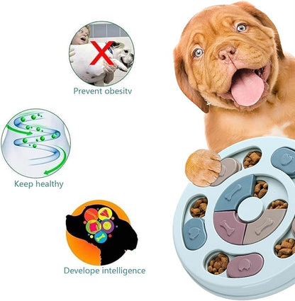 Dog puzzle feeder benefits - prevent obesity, keep healthy, develop intelligence