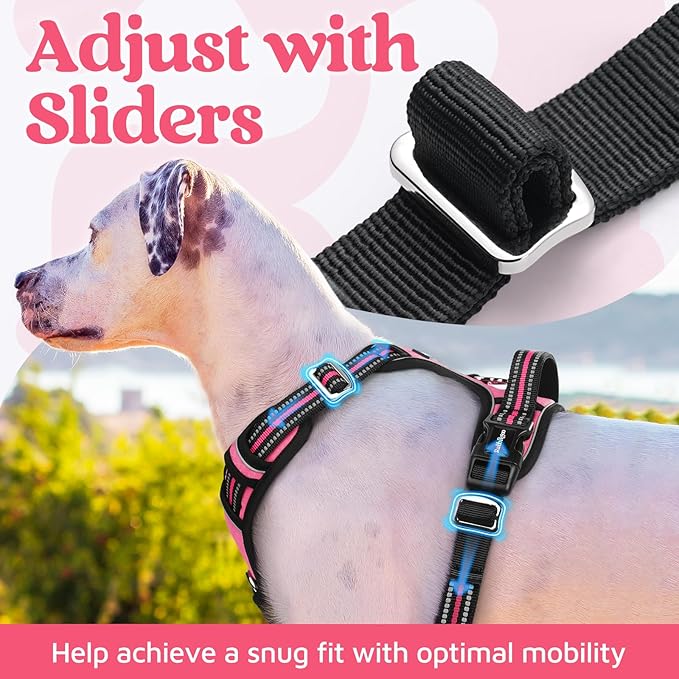 No-Pull Adjustable Dog Harness with Support Handle