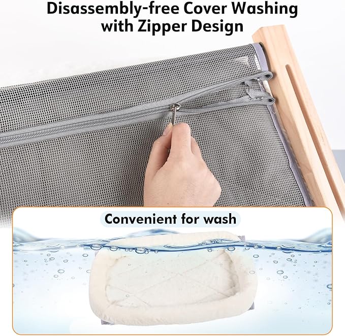 Disassembly-free zipper cover washing design - convenient machine washable cushion cover