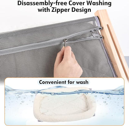 Disassembly-free zipper cover washing design - convenient machine washable cushion cover