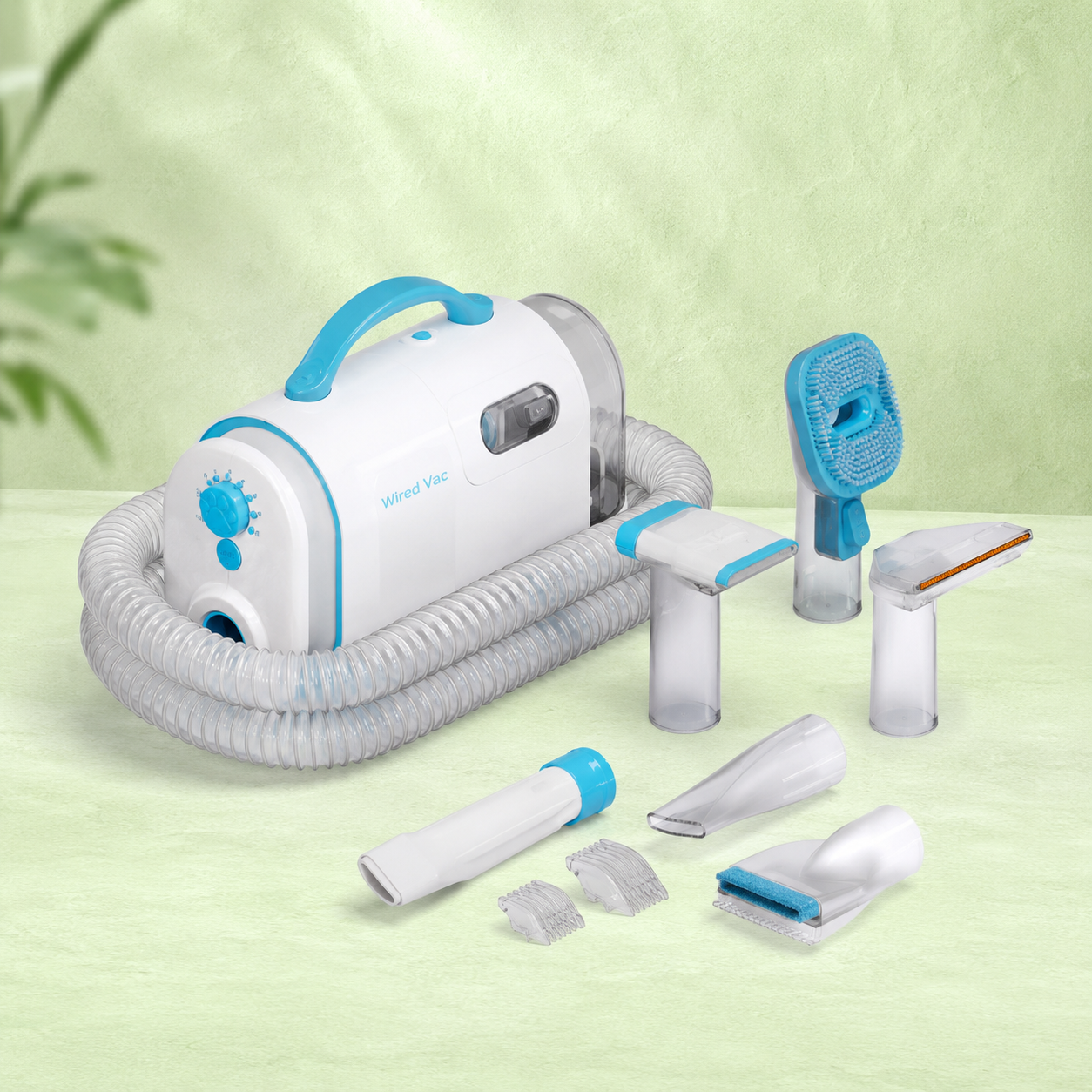 PawNest 7-in-1 Pet Grooming Vacuum Kit | Quiet Dog & Cat Hair Groomer