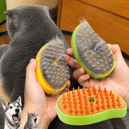 Cat Dog Steamy Brush Steam Brush Electric Sprayer for Massage Pet Grooming tool Shedding 3 in 1 Electric Sprays Massage Combs