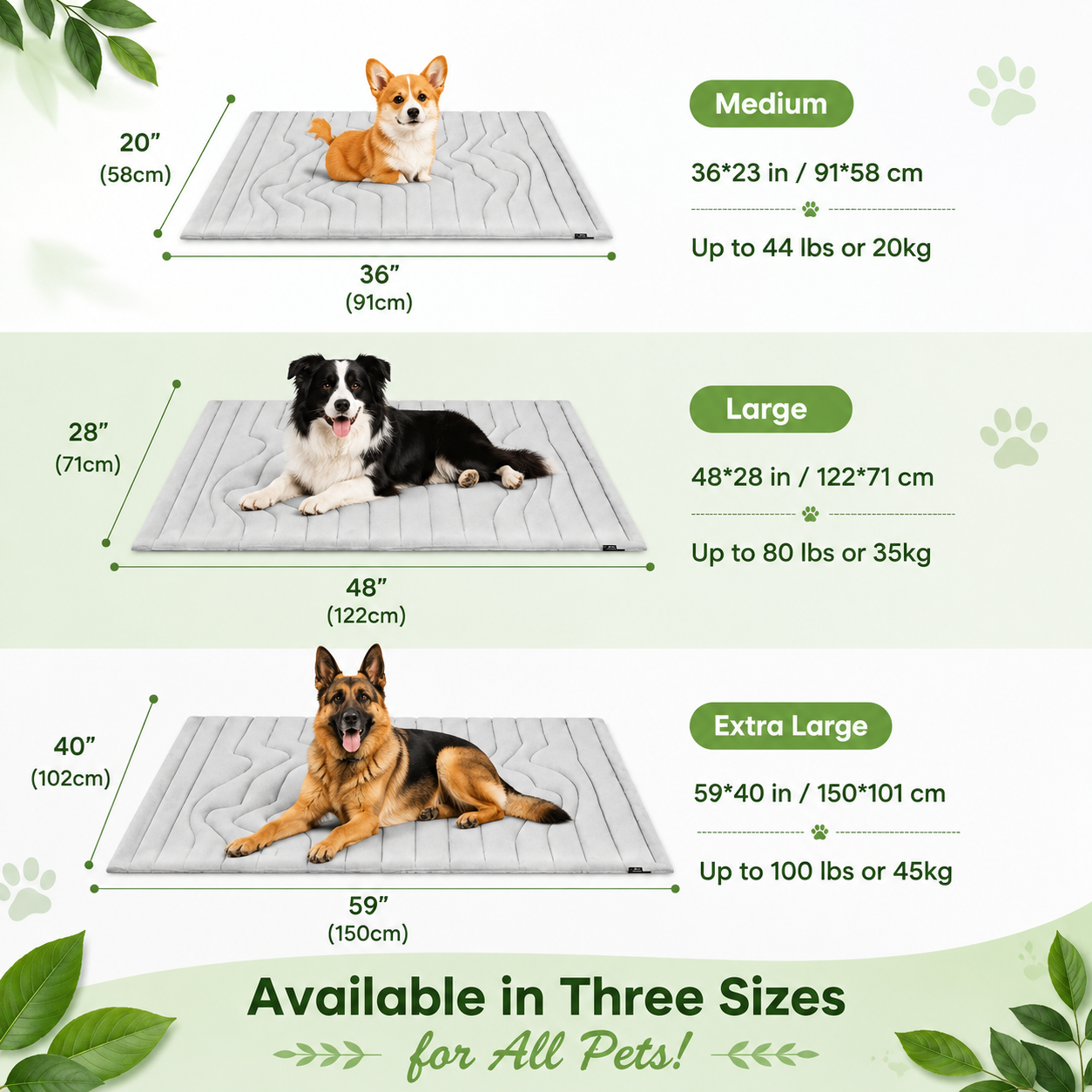 Self-Cooling Pet Mat for Dogs & Cats – Instant Cooling Gel Pad for Hot Summer Days